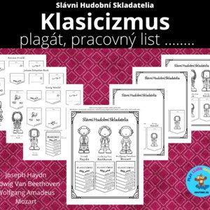 Slávni Hudobní Skladatelia - Klasicizmus/ flapbook 