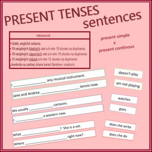 Present tenses - sentences