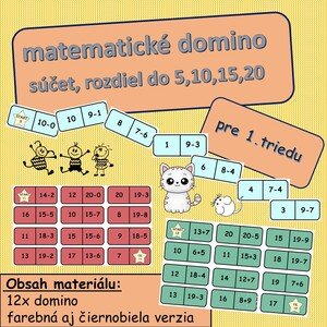 Matematické domino do 20