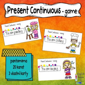 Present Continuous Tense - game