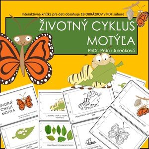 Životný cyklus motýľa - interaktívna knižka pre deti