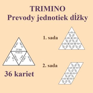 TRIMINO - prevody jednotiek dĺžky