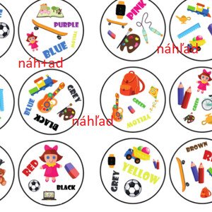 postrehovka farby a hračky ,anglické farby