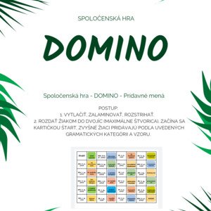 Domino - Prídavné mená 