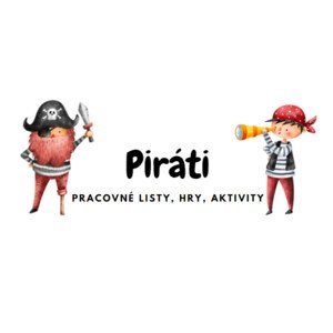  Piráti - pracovné listy, hry, aktivity