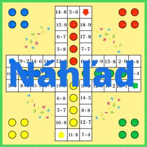 Hra Človeče - sčítanie a odčítanie do 20 s prechodom cez základ 10