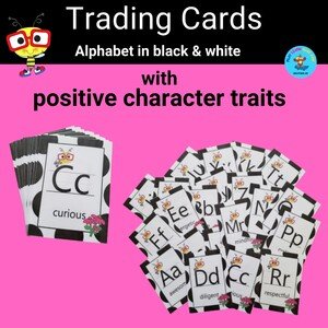 Zberateľské kartičky - ABC s pozitívnymi vlastnosťami Vol.2