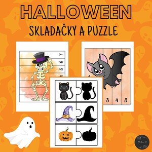 Halloween skladačky a puzzle