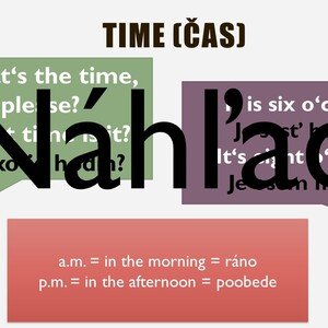 Čas (Time) - určovanie času v anglickom jazyku (vysvetlenie + cvičenia)