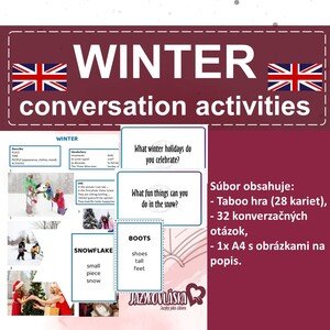 Winter conversation activities