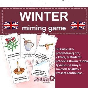 Winter miming game