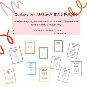 Matematika - opakovanie 2. ročník 