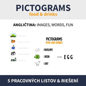 ENG - PICTOGRAMS / FOOD AND DRINKS (piktogramy na tému)