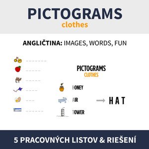 ENG - PICTOGRAMS / CLOTHES (piktogramy na tému)