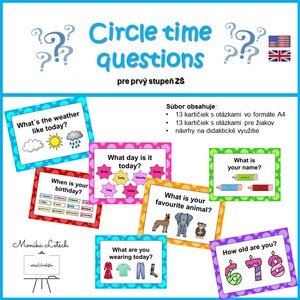 Morning Circle Questions (speaking activity)