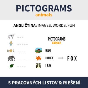 ENG - PICTOGRAMS / ANIMALS (piktogramy na tému)