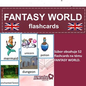 Fantasy world flashcards