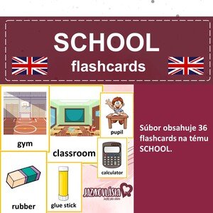 School flashcards