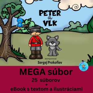 Peter a Vlk - ukážky Mega súboru