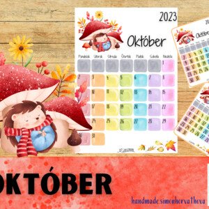 Október - kalendár