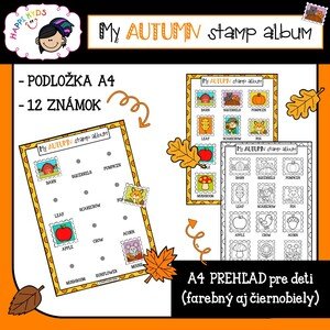 My AUTUMN stamp album - skladačka a obrázkový prehľad 