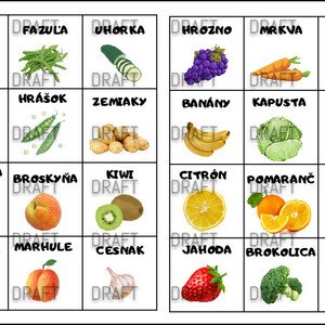 Ovocie a zelenina 