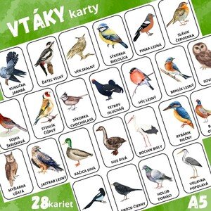 VTÁKY na Slovensku - karty