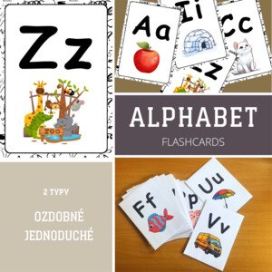 Alphabet flashcards - Abeceda kartičky