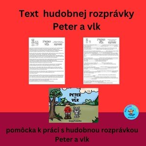 Peter a vlk - text rozprávky