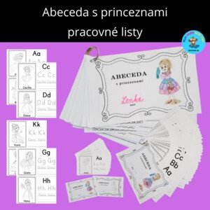 ABC s princeznami - pracovné listy