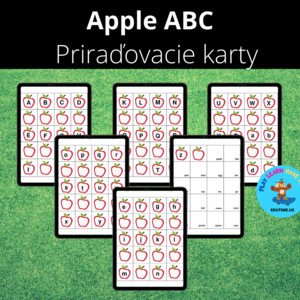ABC - apples - priraďovacie karty