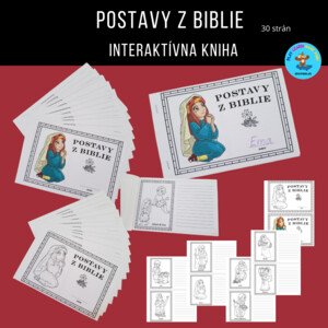 Postavy z biblie - interaktívna kniha