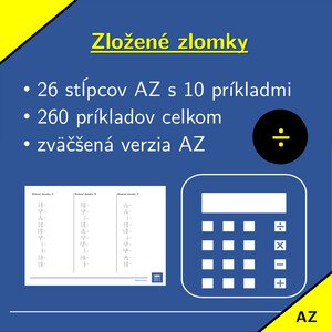 Zložené zlomky | matematika | 26 stĺpcov 