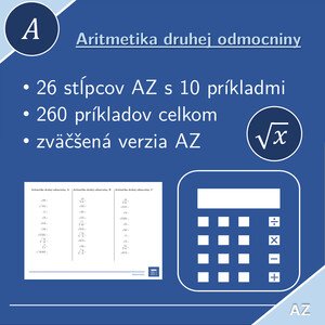 Aritmetika druhej odmocniny | matematika | 26 stĺpcov 